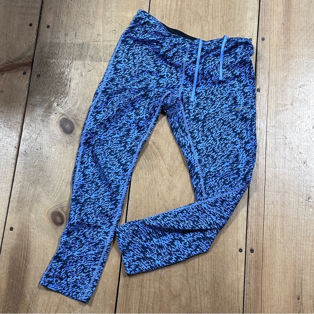 NIKE Dri Fit  Running  Workout Active, Yoga Leggings Hidden Zipper Pocket  small